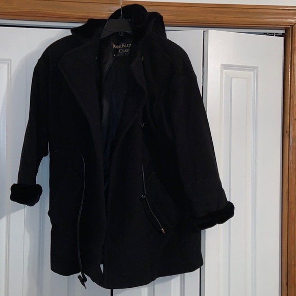 Anne Klein II 100% Wool Winter Coat - Picture 1 of 9